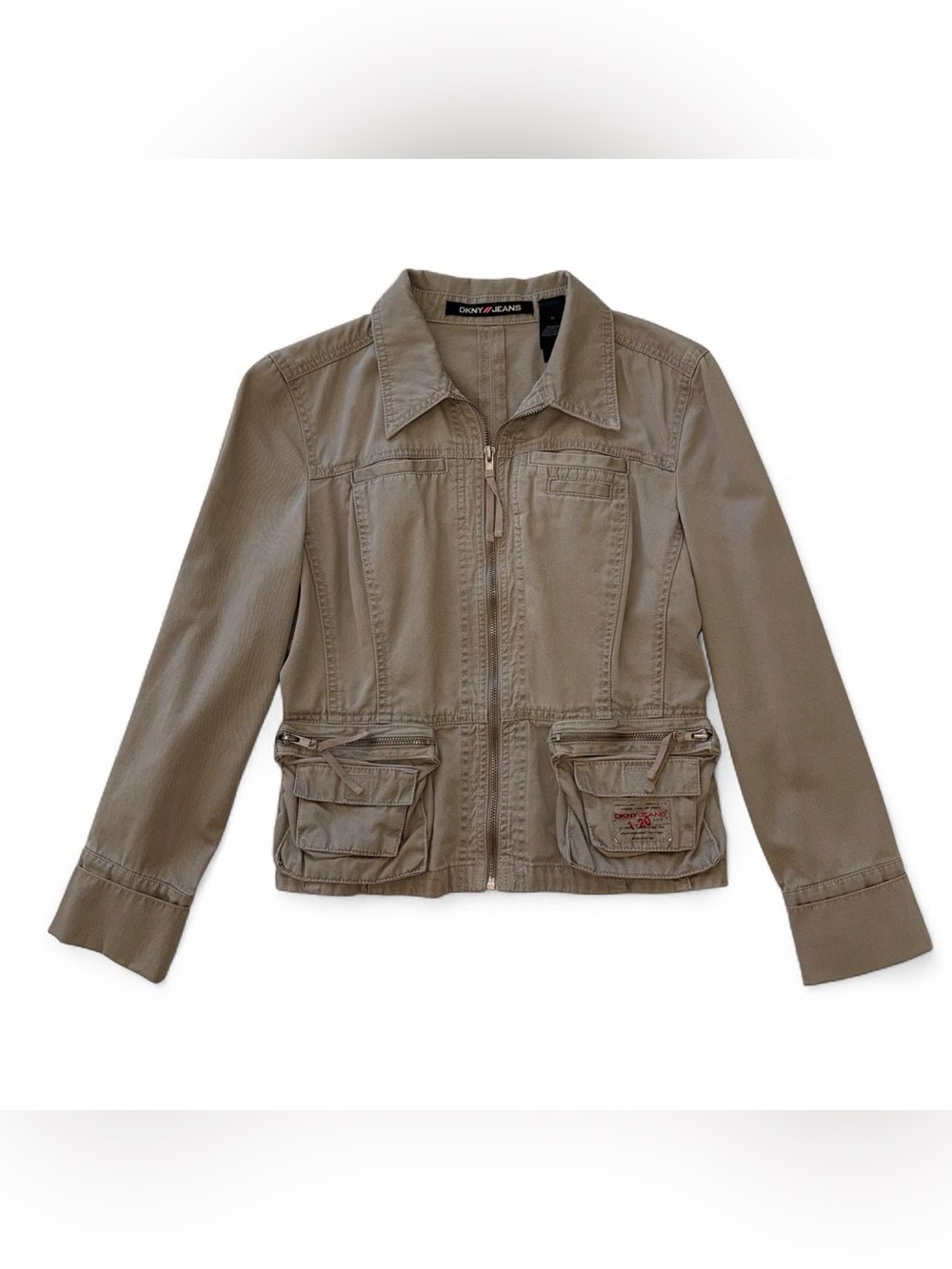 DKNY Olive Green Utility Jacket